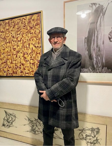 Eine Bereicherung in der Ruhrtalstadt Mülheim:  Ali Yadegar Youssefi - hier in der Artists Residence Ruhr - in der Villa Artis