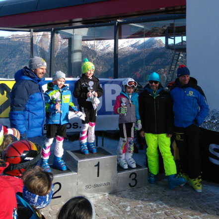 Gratulation. Magdalena Eberharter 3. Platz beim Slalom in Steinach auf der sehr schwierigen supereisigen Piste! Gratualtion auch an Pfister Alfons zu Platz 10 (unter 30 Schülern - eine sehr gute Fahrt!!) und Eberharter Christoph zu Platz 9