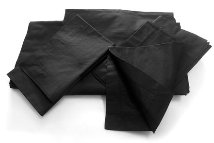 Bed linen set haute interior couture black cotton sheets black cotton pillowcase sheet and duvet cover