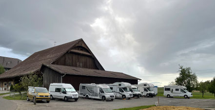 Unser Stellplatz für WoMo / Campervan