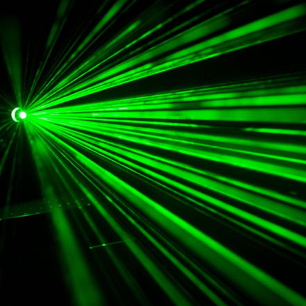 Lasergravur grünes Licht