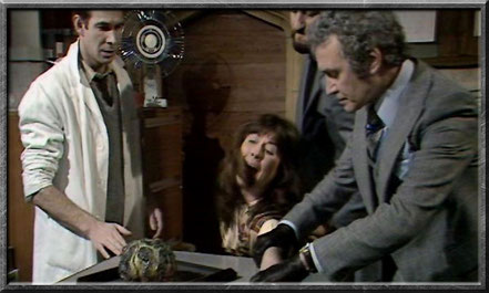 Sarah Jane in der Folge Seeds of Doom 1976