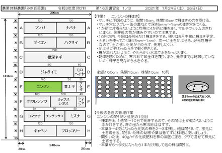 当日の作業内容を説明した文書