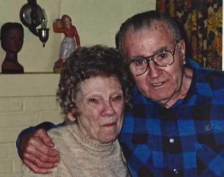 Slade & Florence on their 60th Anniversary, Christmas 1992