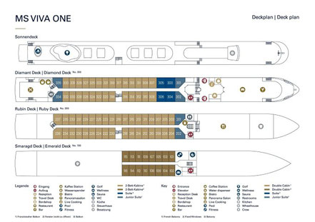 Deckplan VIVA ONE 2026 