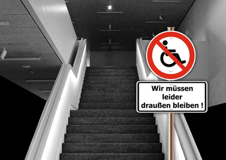 Treppe als Hinderniss oder Treppenlift