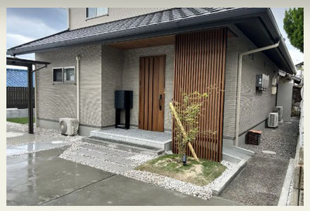 エクステリア　外溝　外構　造園　展示場　ショールーム　庭　塀　門　フェンス　カーポート　デザイン　スタンプ　コンクリート　山口県　平生町　玖珂町　柳井市　光市　下松市　周南市　玖珂町　周防大島町