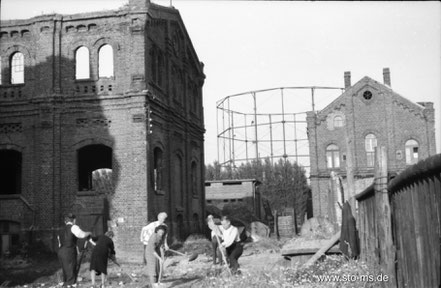 Herbst 1945 im Hafen - Bild ULB