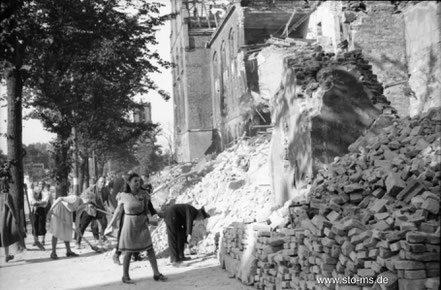 Herbst 1945 Bahnhofstraße - ULB Münster