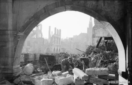 Prinzipalmarkt um 1946 - ULB Münster