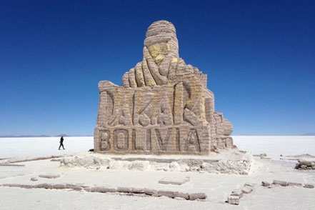 ボリビアのウユニ塩湖