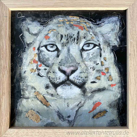 kleines Original-Gemälde Tiger
