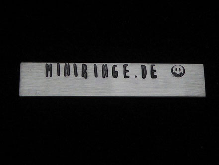 Schrift für MiniRinge Lollipop