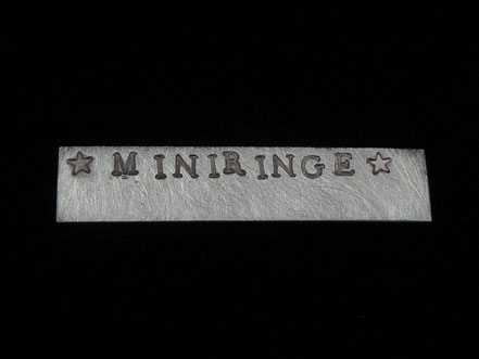 Schrift für MiniRinge Newsprint