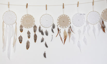 Capteur De Reve Decoration Chambre Bebe Plumes Blanches Sarayana Capteur De Reve Decoration Chambre Bebe Plumes Blanches Sarayana