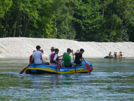 Schlauchbootfahrt