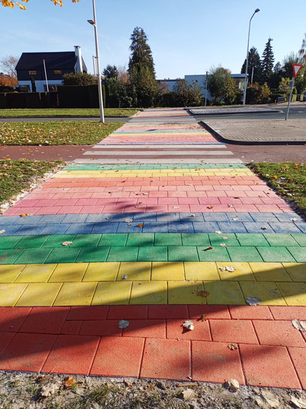 Het herstelde regenboogpad