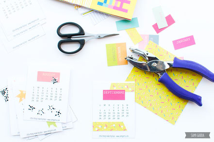Crafternoon: calendario 2016 "de bolsillo" by Sami Garra