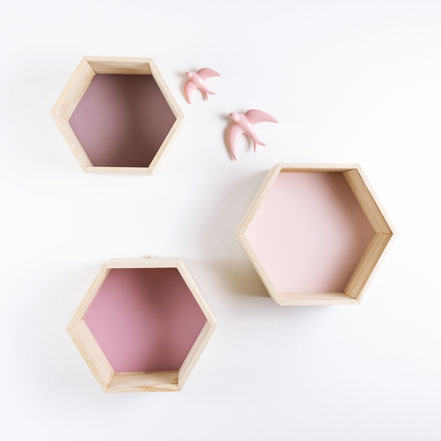 DIY Estanterías hexagonales by Sami Garra