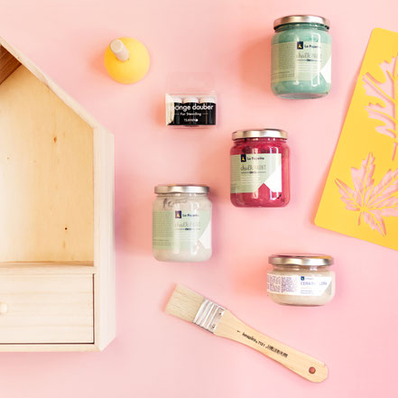 Chalk paint y stencil by Sami Garra