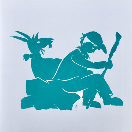 Papierschnitt Geissenpeter
