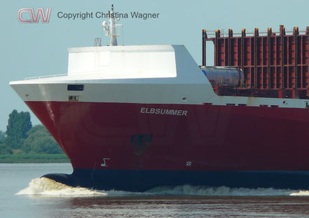 Containerschiff ELBSUMMER, IMO 9386718, Elbdeich Reederei