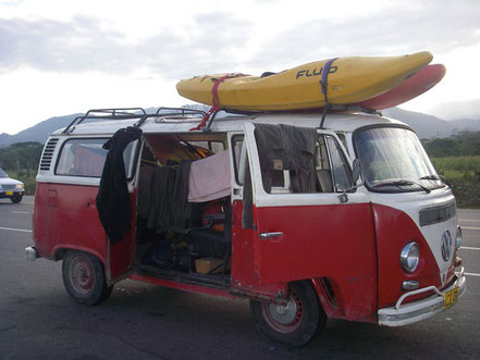 Un van, des kayaks et l'aventure