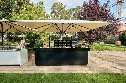 Sonnenschirm in der Gastronomie hochwertiger Schirm may SCHATTELLO