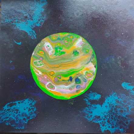#acrylic pouring, #fluid art, #Acrylgießtecnik, #Moni's Art, #Malkurse Salzburg