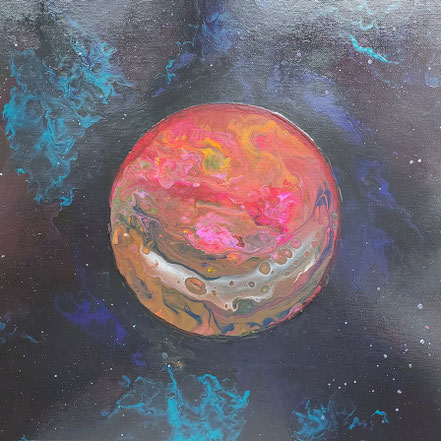 #acrylic pouring, #fluid art, #Acrylgießtecnik, #Moni's Art, #Malkurse Salzburg