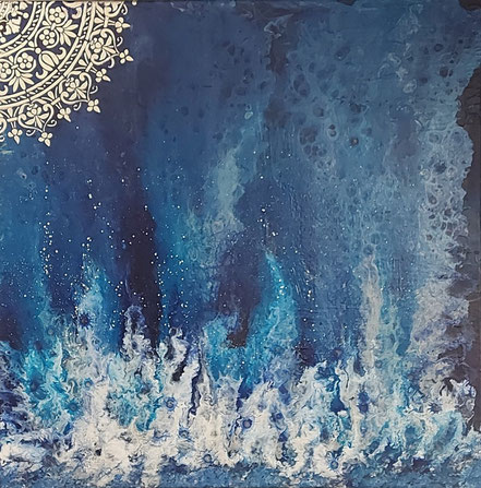 #acrylic pouring, #fluid art, #Acrylgießtecnik, #Moni's Art, #Malkurse Salzburg