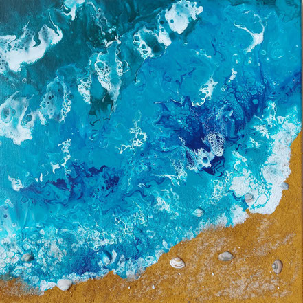 #acrylic pouring, #fluid art, #Acrylgießtecnik, #Moni's Art, #Malkurse Salzburg