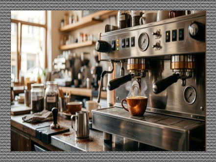 Kaffeemaschine für die Bäckerei