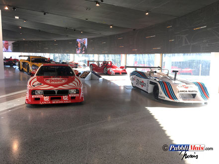 pubblimais realizza vetture storiche prototipi da corsa lancia beta montecarlo e lancia lc1 martini presso dallara academy