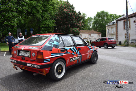 lancia delta hf integrale 16v firmata pubblimais realizzata in vernice nel 1989