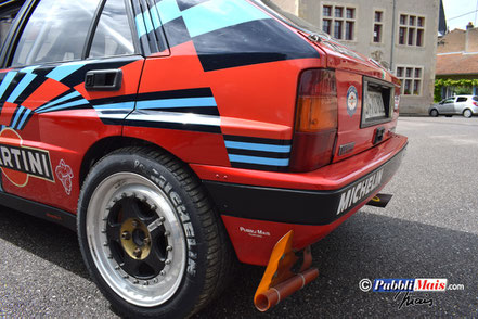 firma pubblimais su lancia delta integrale originale 16v rossa 1989 to70780l
