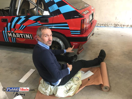 pubblimais cancella stampino e rimette firma pubblimais torino dopo 30 anni su lancia delta rossa integrale 16v to70780l