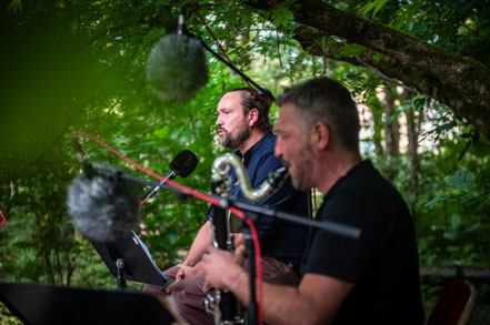 Photo de la lecture musicale Tobie Lolness prise au Lavoir du Loubeau à Melle
