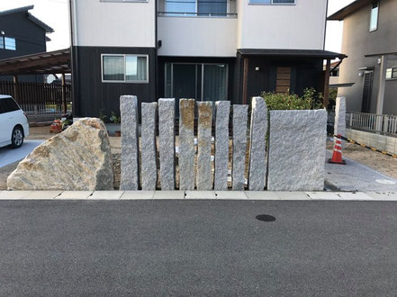 石塀（結局ブロック塀と金額あまり変わらないらしい）