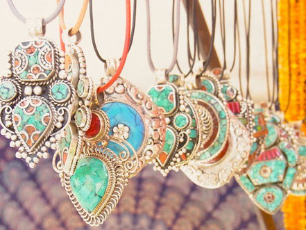 Ibiza Schmuck Tibetschmuck Türkis Koralle