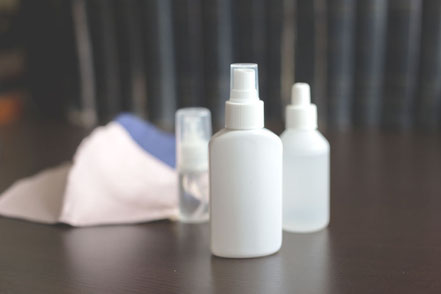 Desinfektion und Maske