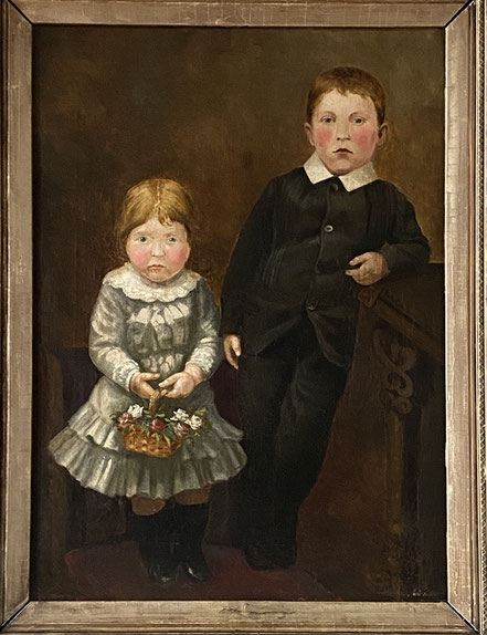 Late Victorian Portrait of a Boy and his Sister