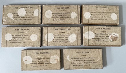 Complete Set of Children's Alphabet Blocks Early 20th century