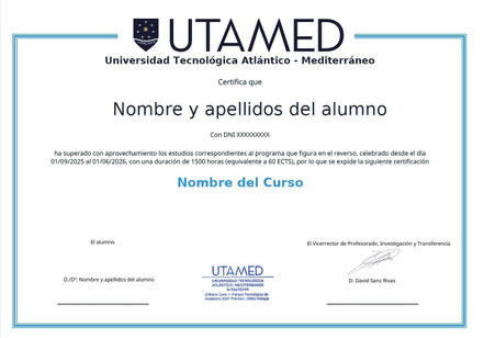 Titulación Universitaria con Creditos ECTS