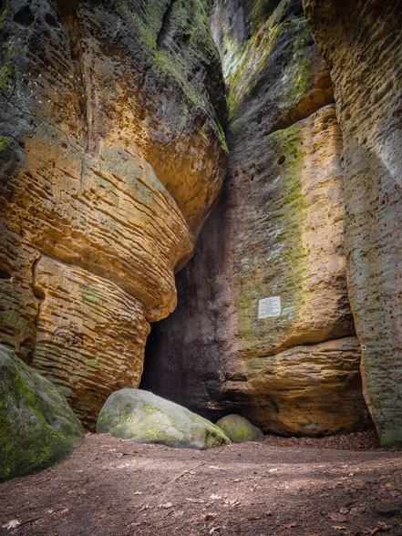 Eingang zur Götzinger Höhle