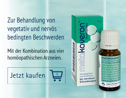 Produktabbildung metakaveron mit Button zur Produktbeschreibung