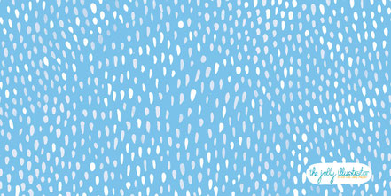 Rain blender pattern. Part of the pink-in-green collection. Illustration art by the jolly illustrator, aka Elze van den Akker