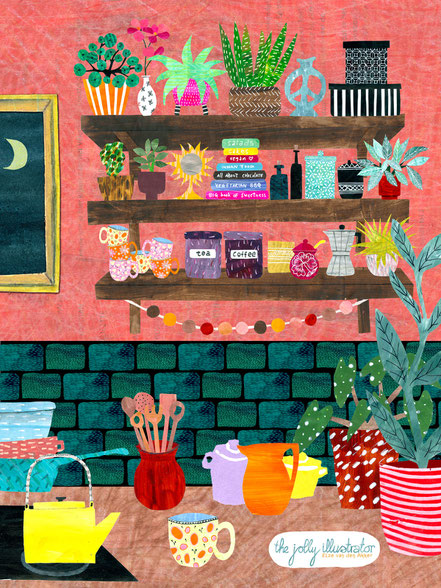 Editorial illustrations, witty and colourfull papercuts by the jolly illustrator