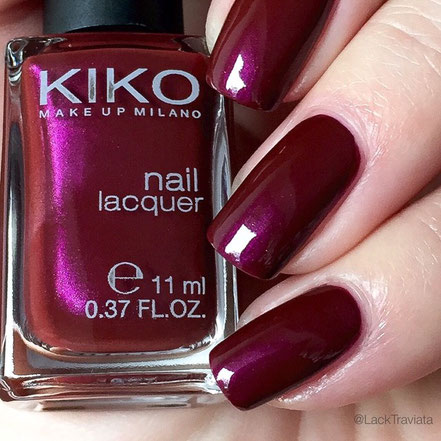 swatch KIKO 498 Pearly Cherry Purple