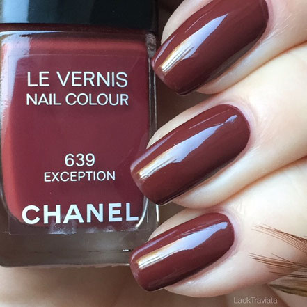 swatch CHANEL EXCEPTION 639 Rouge Allure Collection